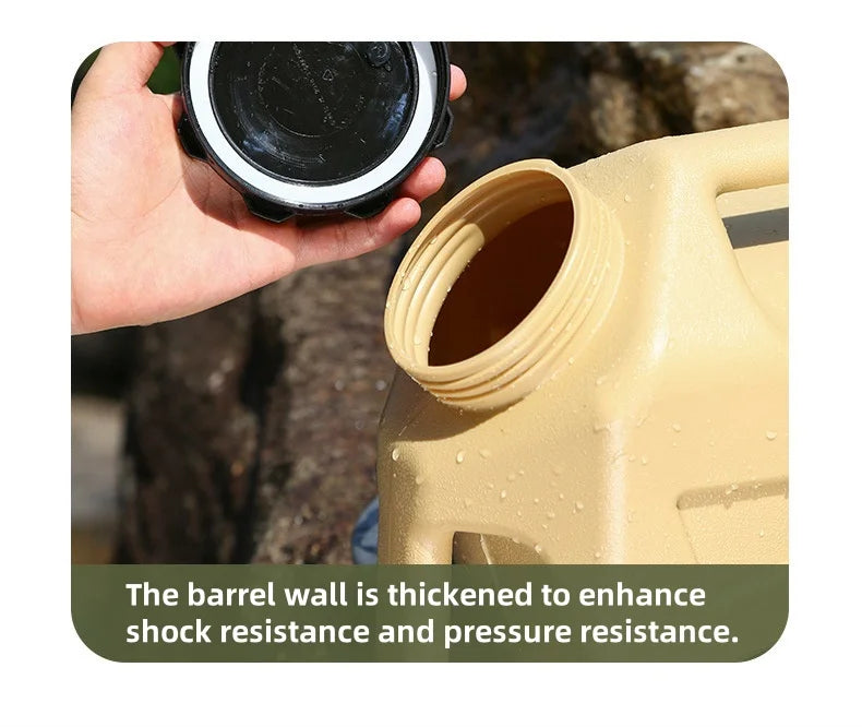 Cubo de agua para vehículo de recorrido autónomo al aire libre, cubo de almacenamiento de agua para el hogar, cubo de agua para acampar, cubo de agua pura potable