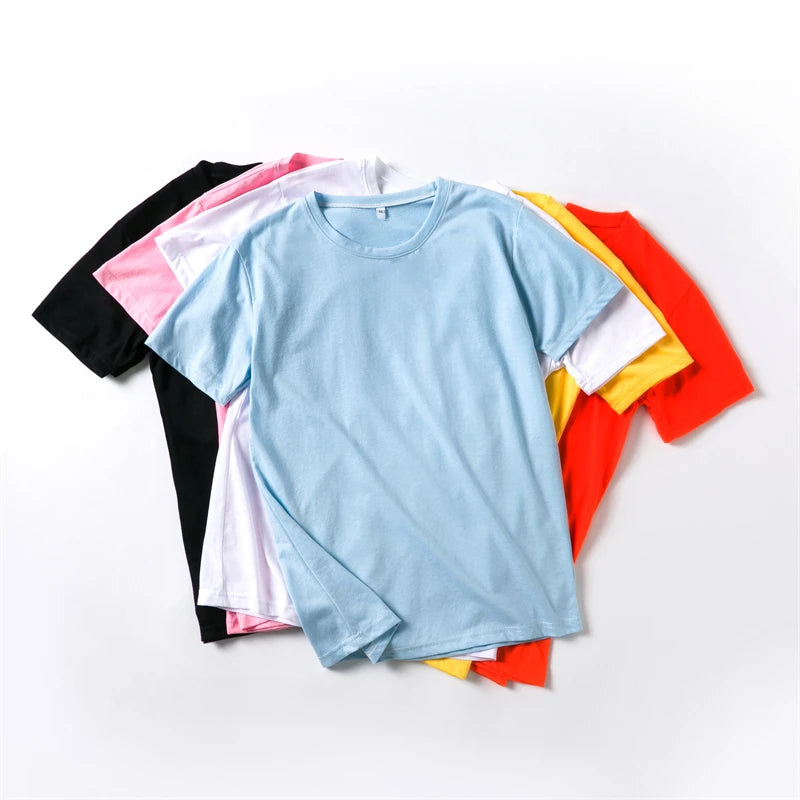 Camiseta de punto de Disney con dibujos animados de verano para niñas, camisetas rojas y rosas para niños, ropa superior, camisetas de moda para niños, conjunto de pantalones cortos para niños de 3 a 12 años