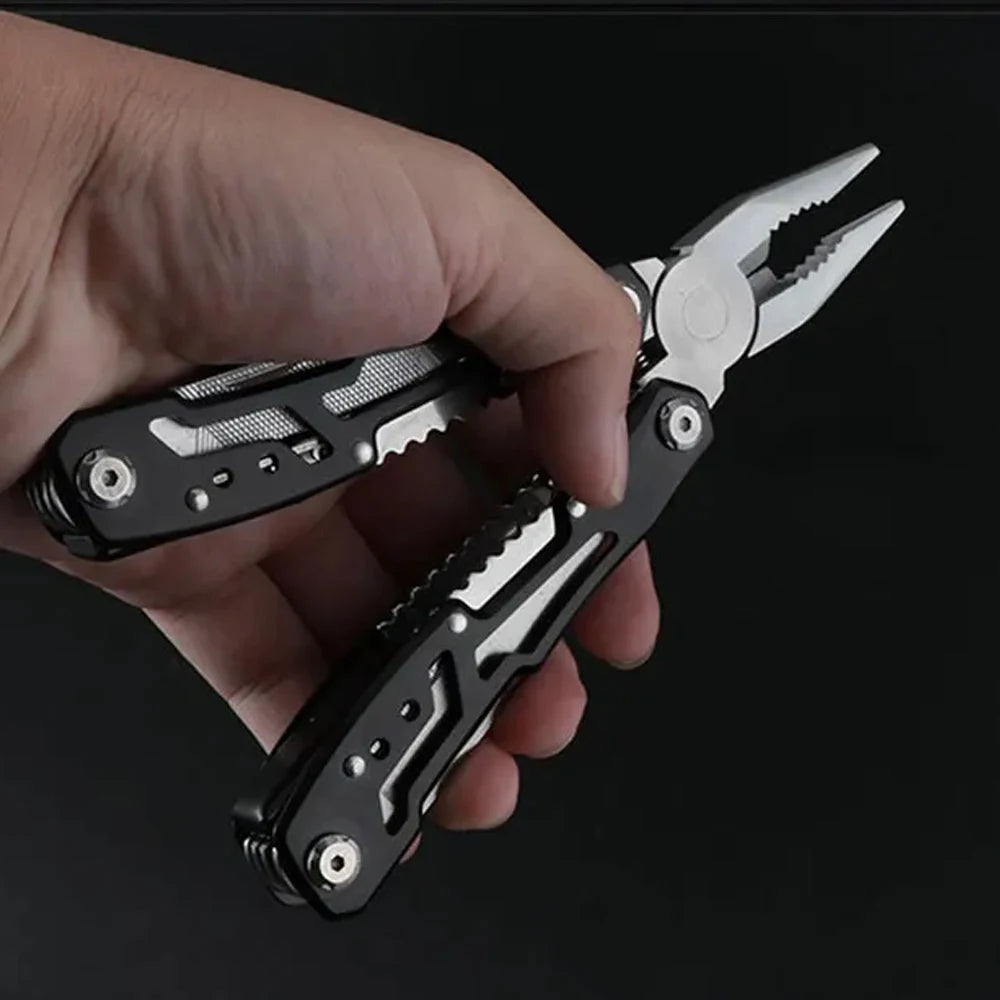 Multiherramienta Alicates multiherramientas 24 en 1 con Multiherramienta profesional para supervivencia, acampada y caza, regalos para hombres, papá, Hus band