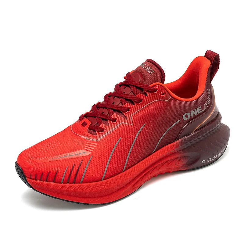 ¡Novedad de ONEMIX! Zapatillas de correr para hombre, zapatillas deportivas antideslizantes para mujer