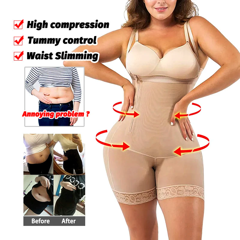 Bragas adelgazantes, fajas colombianas originales, moldeador de cintura alta, Control de barriga, ropa moldeadora de cuerpo, funda reductora de vientre para Abdomen femenino