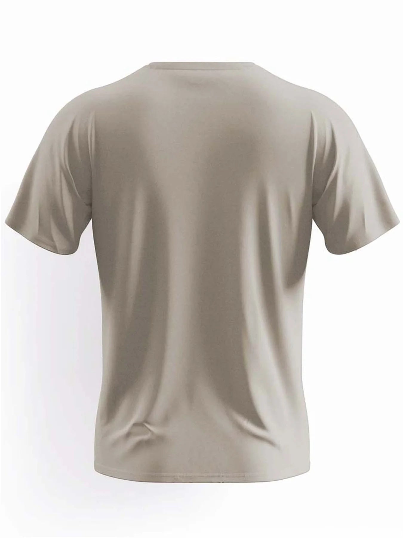 Verano de los hombres 100 algodón casual suelto de talla grande DESDE 1973 patrón impreso deportes cómodo cuello redondo Camiseta de manga corta