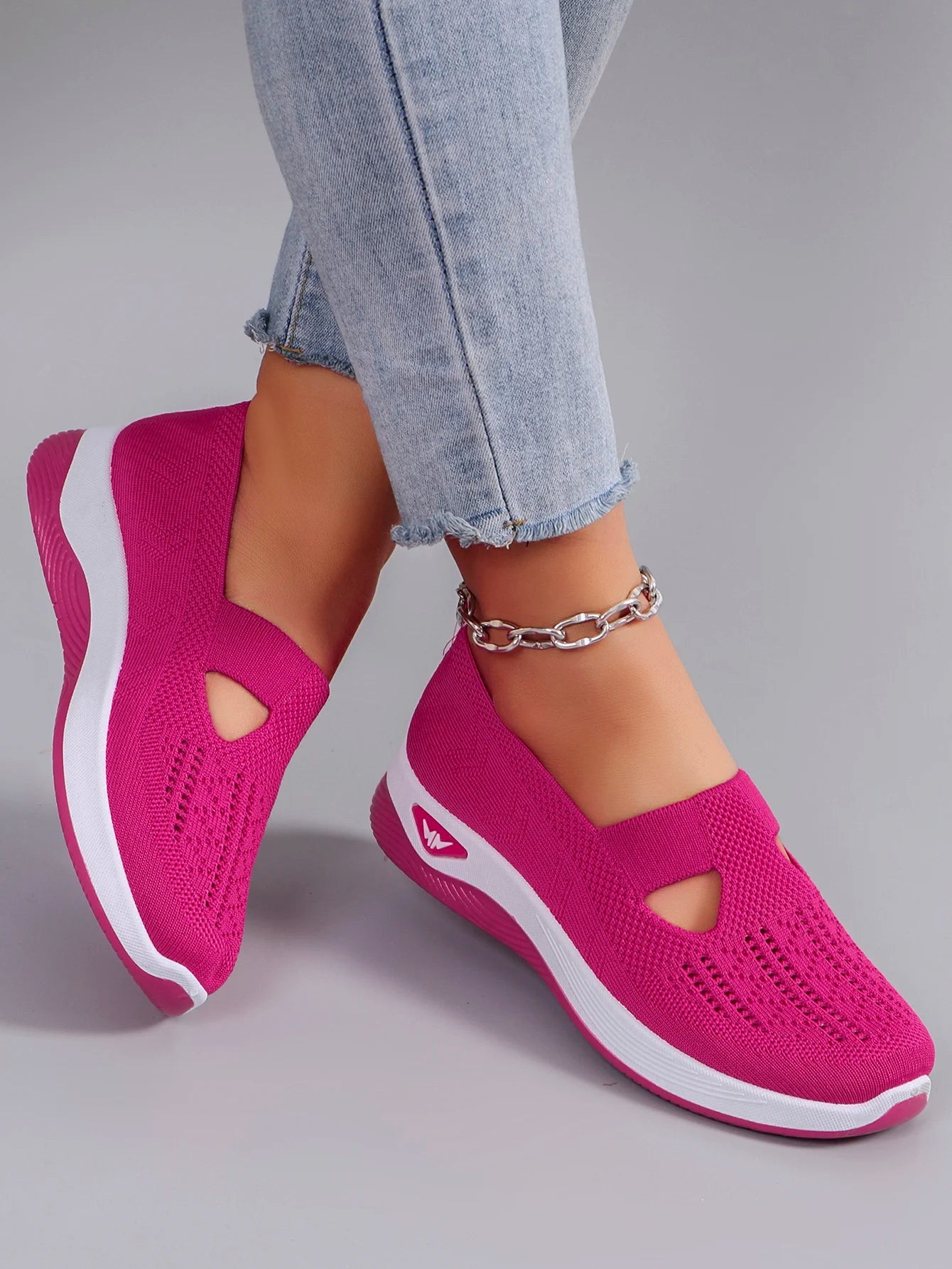 Nuevos zapatos deportivos de primavera para mujer, zapatos deportivos informales a la moda, transpirables, ligeros, antideslizantes, resistentes al desgaste, zapatos planos