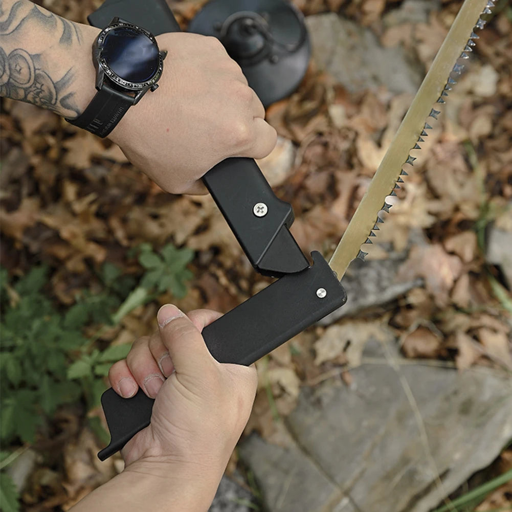 Sierra plegable portátil para carpinterÃa, herramienta de supervivencia para acampar al aire libre, hoja larga de 21 pulgadas