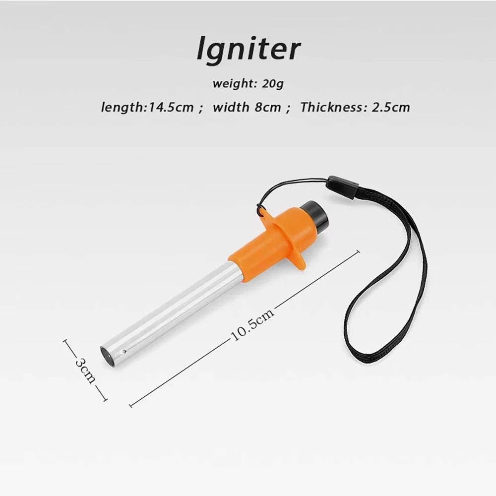Estufa de Gas para acampar, encendedor de Gas para exteriores, encendedor piezoeléctrico, suministros de herramientas para Picnic y Camping, accesorios de utensilios de cocina