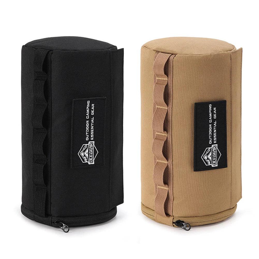 Funda de tejido al aire libre para almacenamiento de papel, soporte de servilleta colgante impermeable de poliéster para Picnic, Camping, senderismo, Rollo portátil