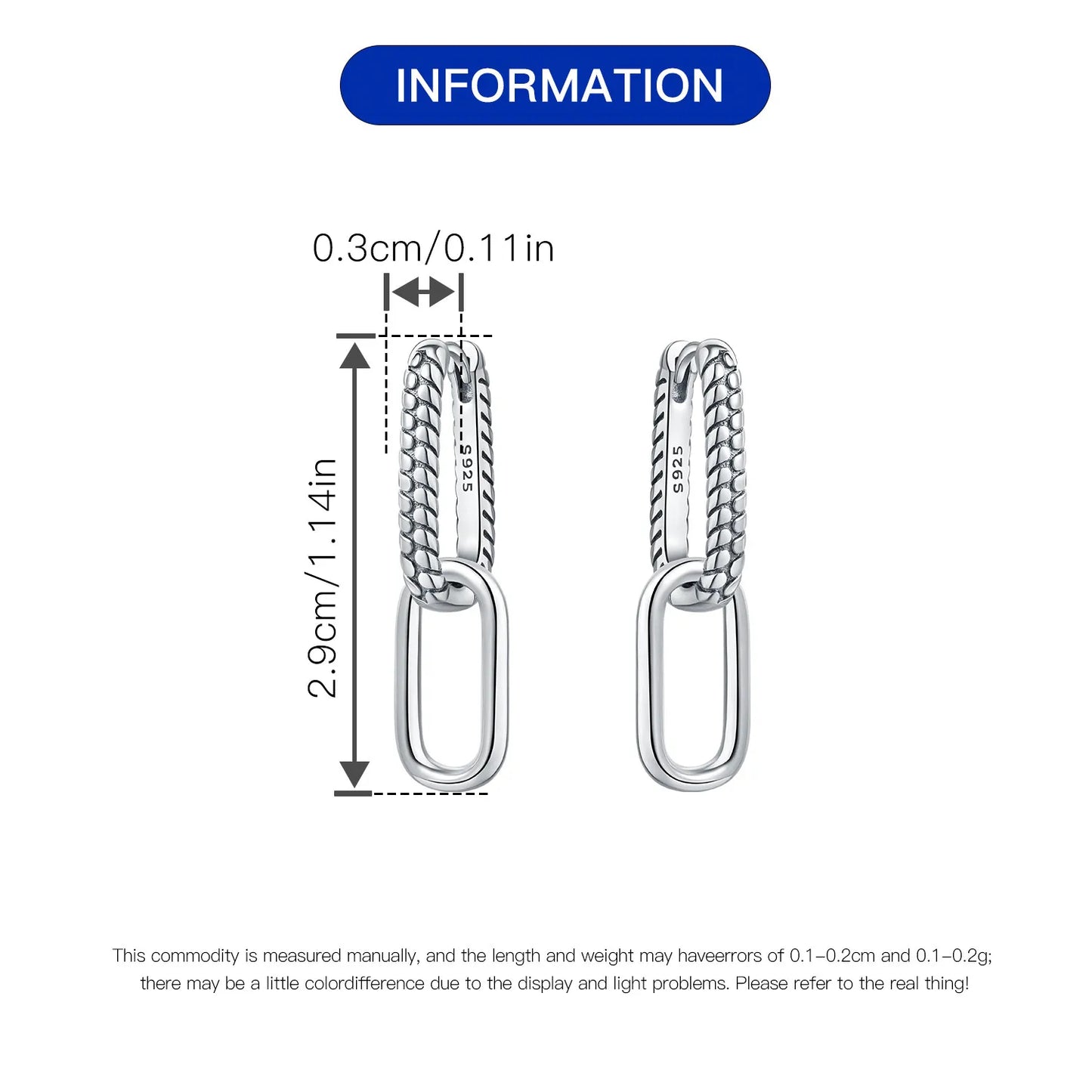 Orstarry-pendientes circulares de Plata de Ley 925 con forma de gota para mujer, aretes colgantes, joyería versátil para fiesta, regalos