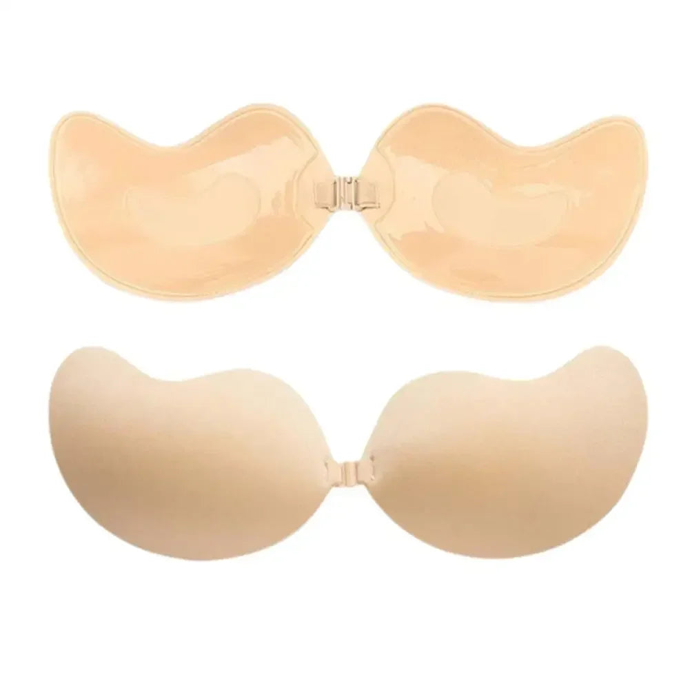 Sujetador de silicona reutilizable, parche para el pecho, parche para el pecho, pegatinas, pechos push-up, sujetador Invisible, ropa interior sin tirantes, sujetador de silicona