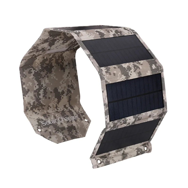 Panel Solar plegable de 60W, 80W, 100W, 5V, USB, bolsa plegable portátil, cargador de batería para teléfono, Camping al aire libre, Banco de energía impermeable