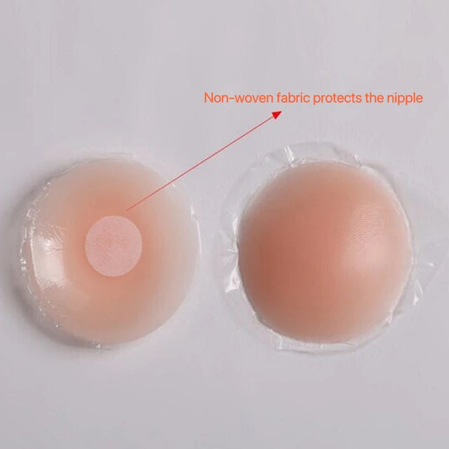 Sujetador Sexy para mujer, Sujetador Invisible de realce, autoadhesivo de silicona, cierre frontal sin costuras, adhesivo, sin espalda, sin tirantes