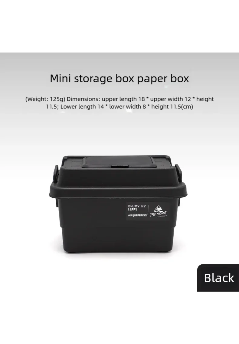 Estuche de pañuelos para acampar, caja de almacenamiento de papel para servilletas de escritorio, organizador portátil de botellas de condimentos para pícnic al aire libre