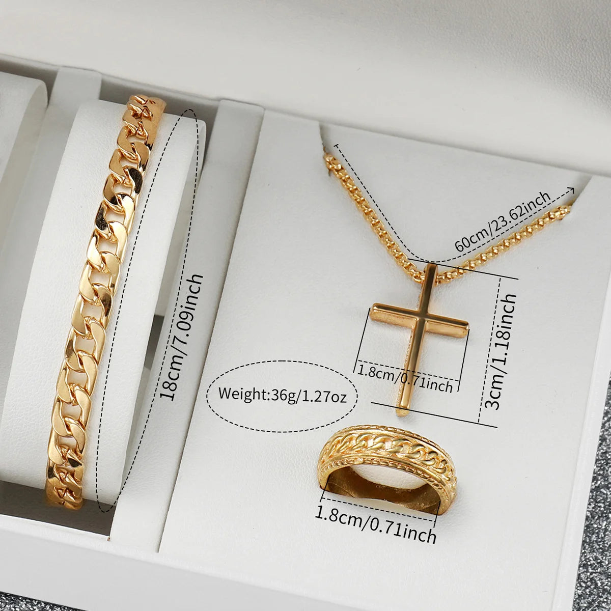 Conjunto de relojes de negocios para hombre, pulsera de acero dorado, analógico, de cuarzo, sin caja, 4 unidades