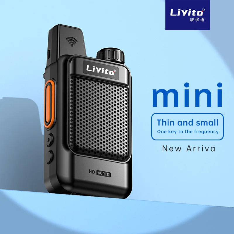 Mini Walkie Talkie UHF portátil, comunicación de largo alcance, radio analógica, camping, niños, hotel, comedor, belleza