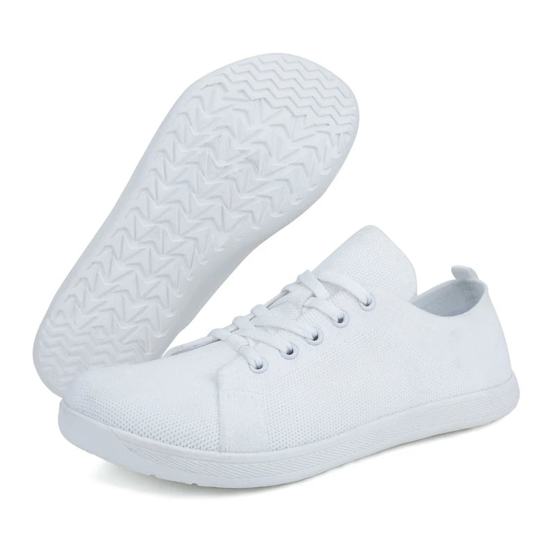 Zapatos descalzos con punta ancha para hombre y mujer, zapatillas minimalistas para caminar | Suela caÃda cero | Malla transpirable