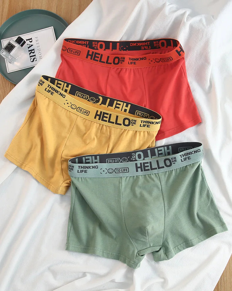 10 Uds. Boxer y calzoncillos para hombre, ropa interior de moda, Boxer y calzoncillos de alta elasticidad, pantalones cortos transpirables suaves para hombre, cómodos