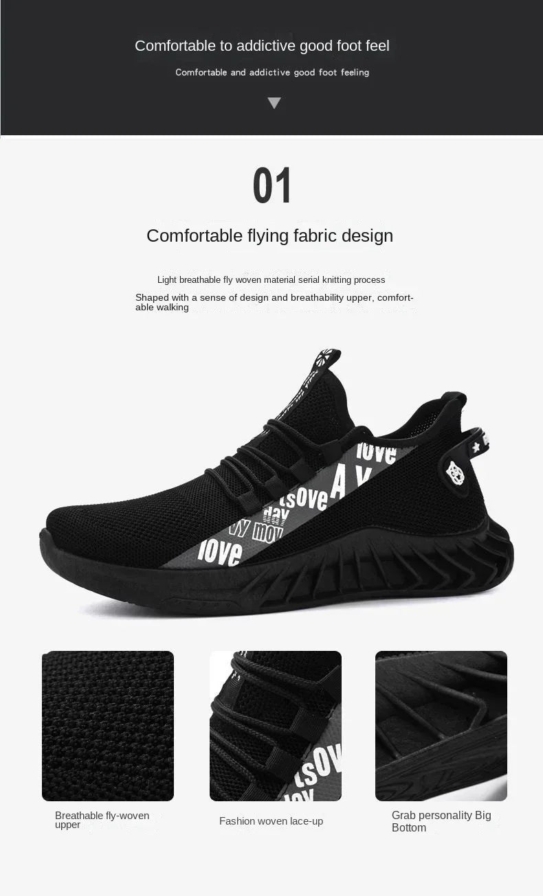 2025 Zapatos de malla transpirable para hombre - Deportes Fondo suave Correr Gimnasio Casual Estilo de coco y regalo del dÃa del padre Zapatos deportivos