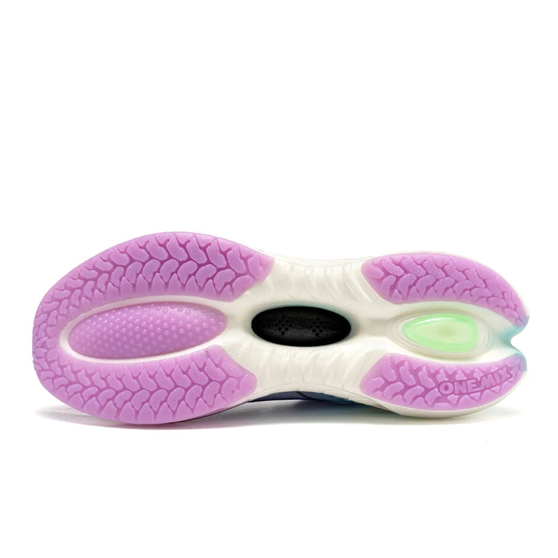 ¡Novedad de ONEMIX! Zapatillas de correr para hombre, zapatillas deportivas antideslizantes para mujer