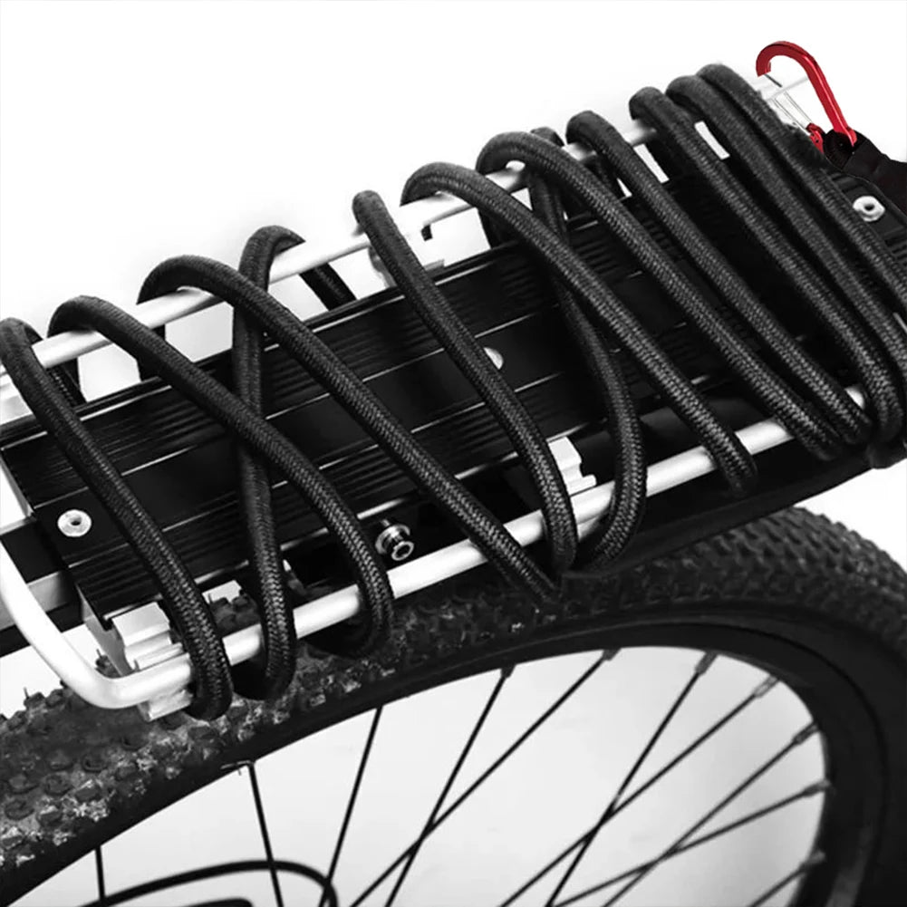 Cuerda elástica de alta resistencia, correa de amarre, ganchos de mosquetón, Kayak, ciclismo, embalaje de equipaje, cuerda elástica, accesorios de Camping