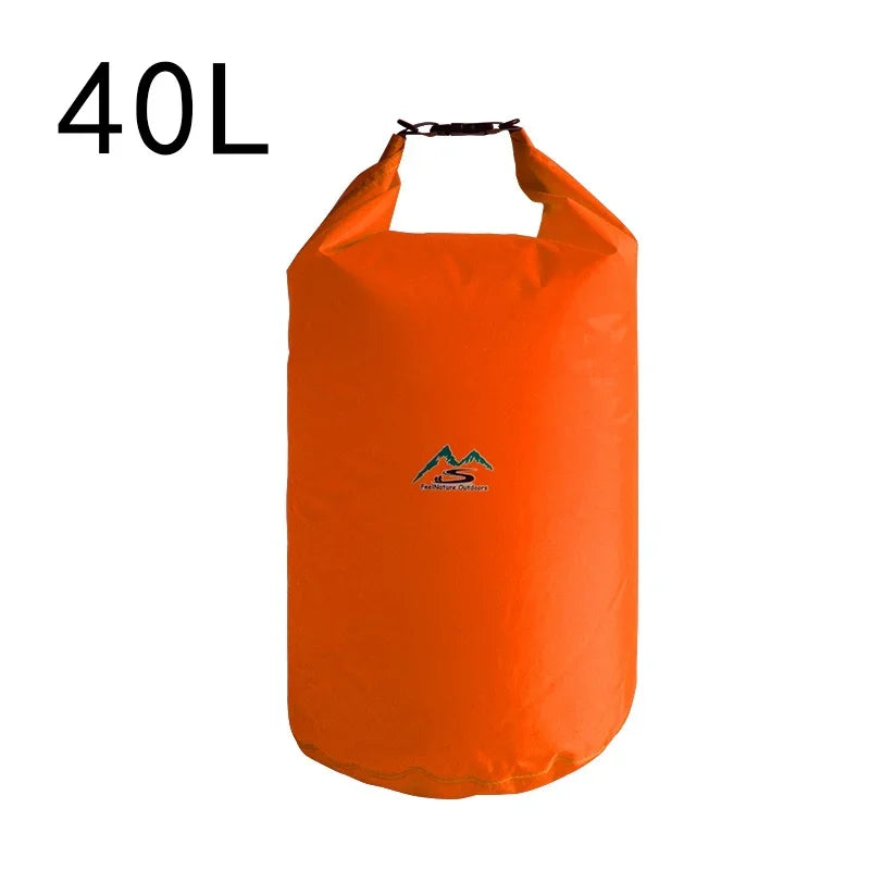 Bolsa seca impermeable 5L10L20L40L70L para acampar, senderismo, natación, Rafting, Kayak, río, senderismo, pesca, bolsa de agua al aire libre