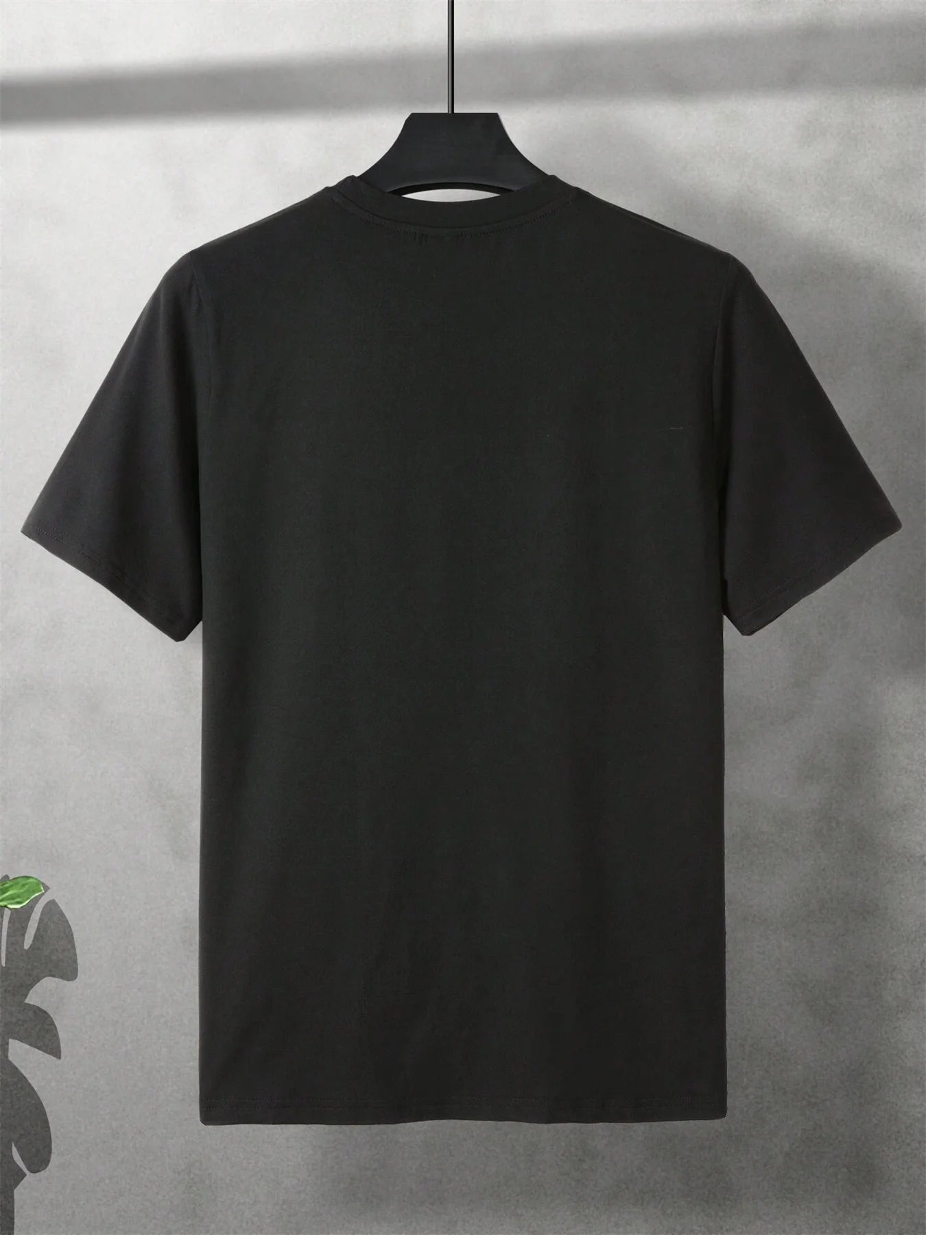 Camiseta de manga corta con cuello redondo para hombre, 100% algodón, informal, a la moda, holgada, de talla grande, con estampado de letras, deportiva