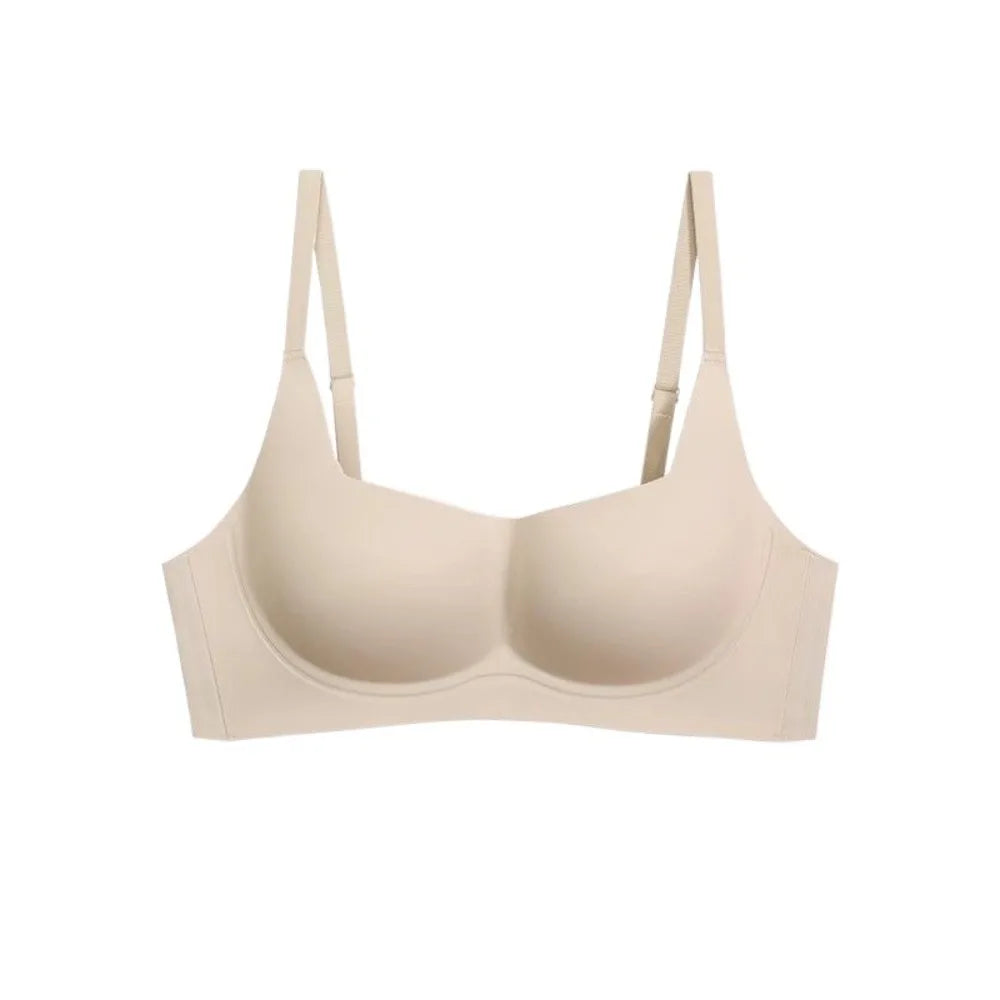 Cómodo sujetador sin costuras a prueba de golpes, ropa interior antiflacidez, sujetador de realce, Bralette íntimo para mujer y niña