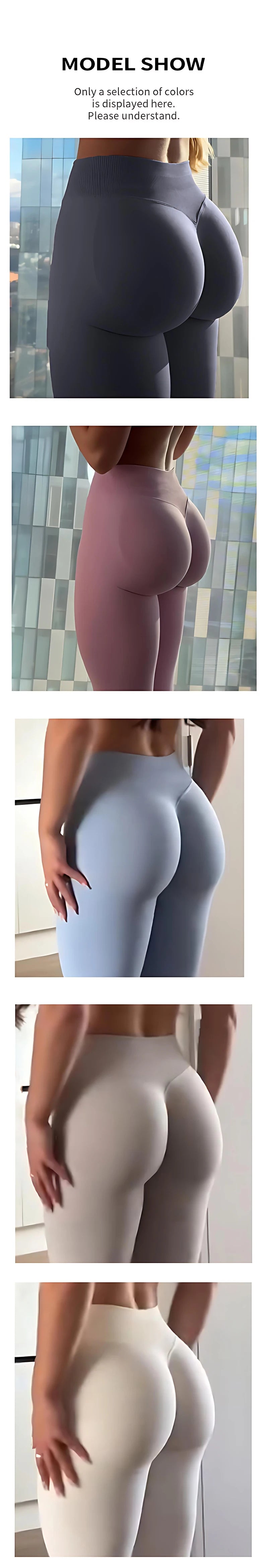 TKITK-mallas deportivas sin costuras para mujer, pantalones de Yoga con banda baja acanalada, ropa de gimnasio, ropa de entrenamiento para Fitness, medias elásticas