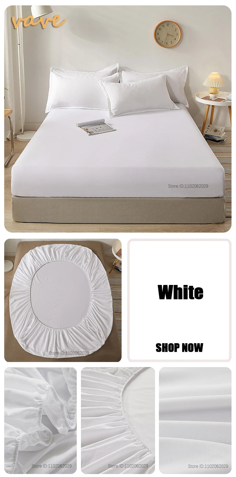 Sábana bajera de algodón de tamaño completo con bandas elásticas para camas individuales/dobles/King/Queen, protectores de funda de colcha