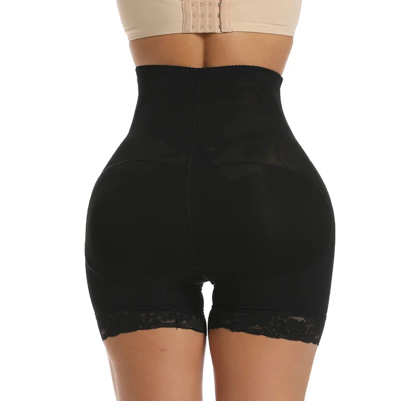 Entrenador de cintura alta, levantador de glúteos con bragas de Control acolchadas, ropa interior adelgazante, moldeadores de barriga, corsé moldeador