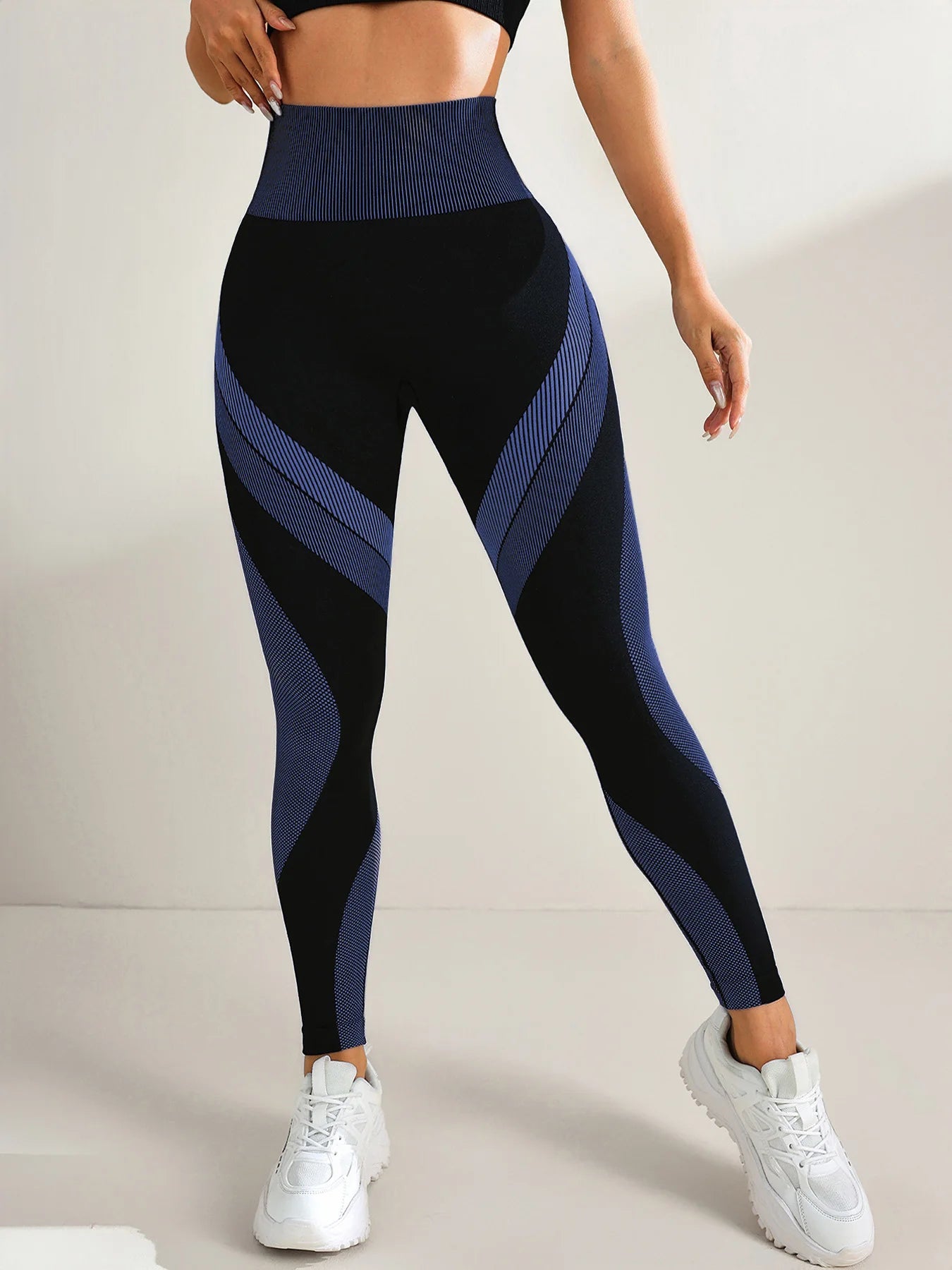 Mallas de Yoga sin costuras para mujer, pantalones de entrenamiento deportivos para gimnasio, cintura alta, suaves y elásticos, transpirables, levantamiento de glúteos