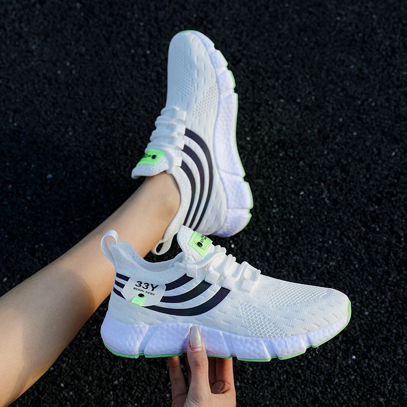 Zapatillas de deporte informales para hombre, zapatos deportivos transpirables de verano, zapatos ligeros de malla para correr al aire libre, zapatos atléticos para correr Tenis para caminar