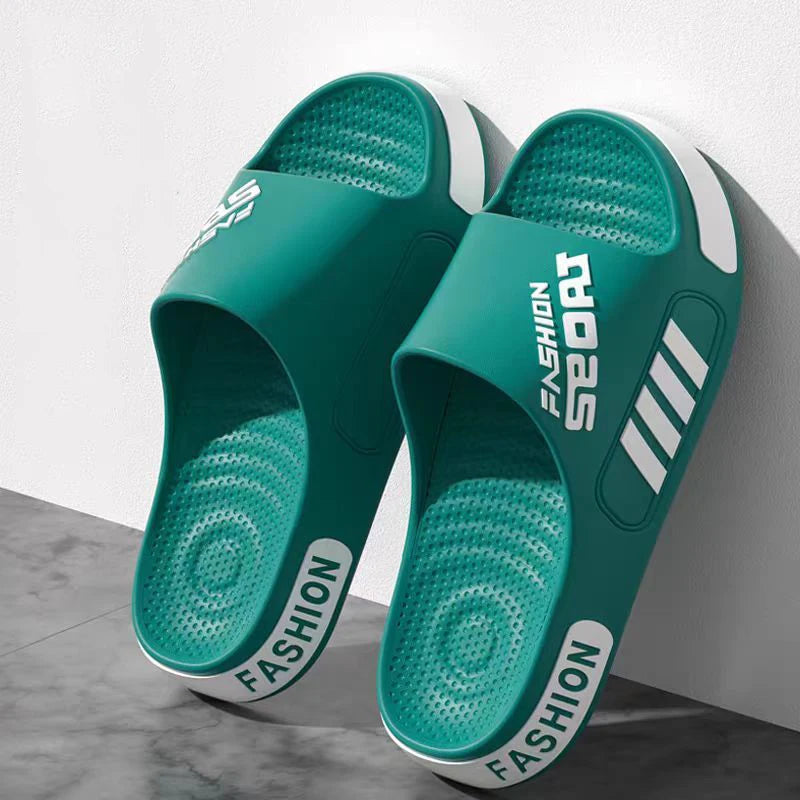 Zapatillas de hombre de talla grande 48-49, Zapatillas de casa de suela plana de verano para mujer y hombre, sandalias de tendencia con punta abierta, zapatos de playa ligeros para parejas