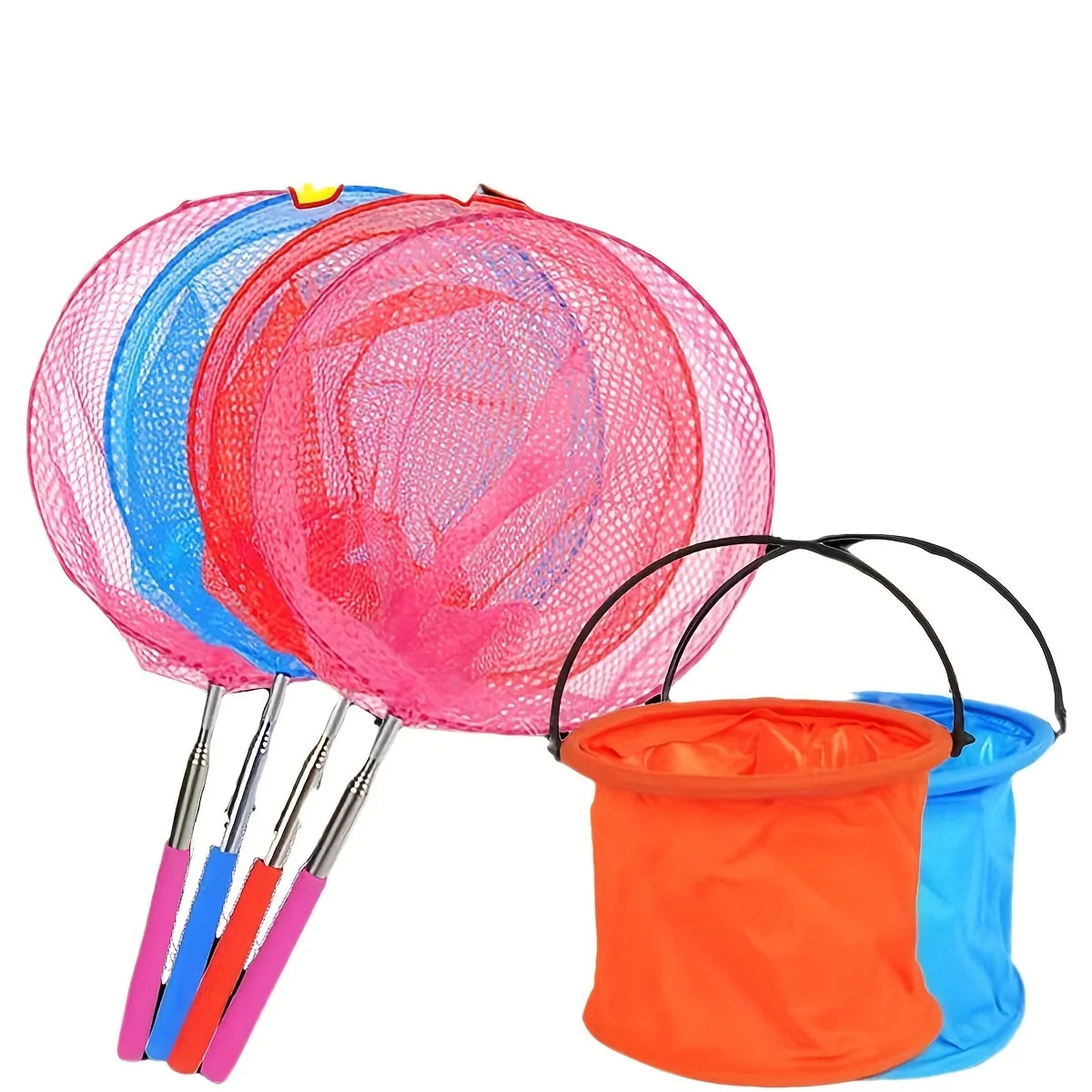 Cubo plegable con asa, portátil, para playa, viajes, fiestas en el jardín al aire libre, camping, picnics, pesca y senderismo, 10/4/1 Uds.