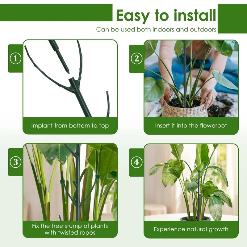 30/3 Uds. Soporte para plantas, estaca de vid trepadora, varilla de fijación para bonsái, soporte para estacas para plantas de jardín, soporte para flores para plantas en macetas