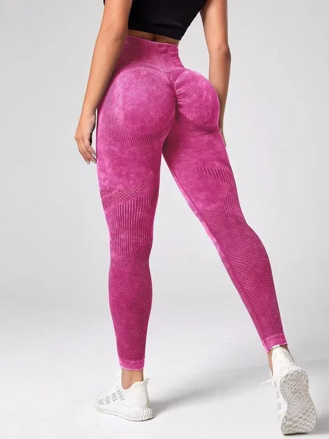 Mallas de Yoga para Mujer, pantalones de Yoga con realce de glúteos y burbujas, mallas deportivas ajustadas de cintura alta para Mujer, mallas sin costuras para gimnasio 2023
