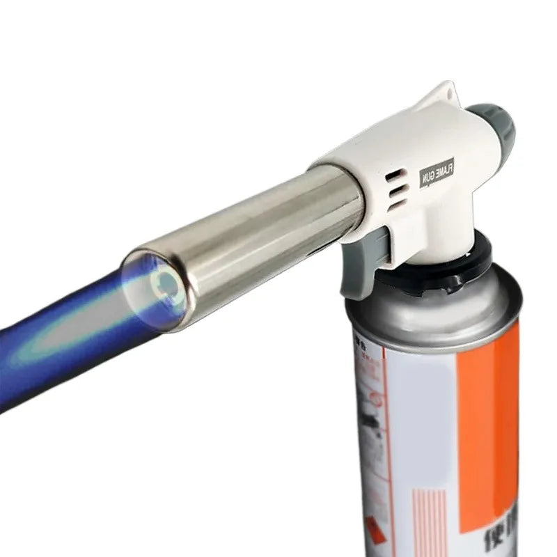 Pistola de llama portátil multifuncional, quemador de antorcha para acampar, barbacoa, postres, soldadura, cocina, herramienta de calefacción, encendedor doméstico