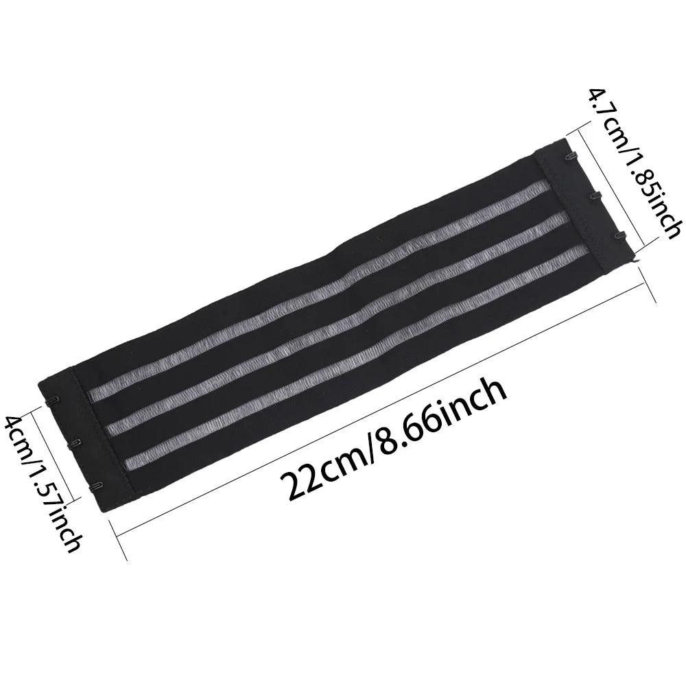 Tirantes de sujetador transparentes antideslizantes con 3 hebillas para mujer, correa de sujetador transparente Invisible, extensor de sujetador elástico sin espalda, correa de hombro ajustable