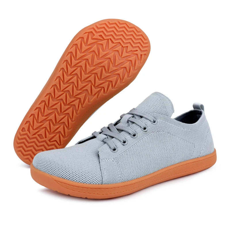 Zapatos descalzos con punta ancha para hombre y mujer, zapatillas minimalistas para caminar | Suela caÃda cero | Malla transpirable