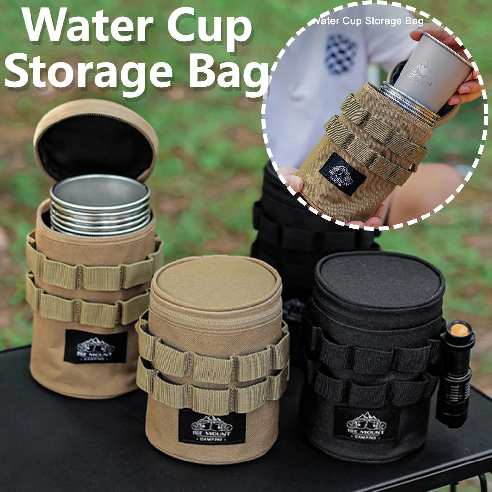 Bolsa de almacenamiento de viaje, bolsa ligera con agujeros colgantes, accesorio de Camping con asa para viajes al aire libre