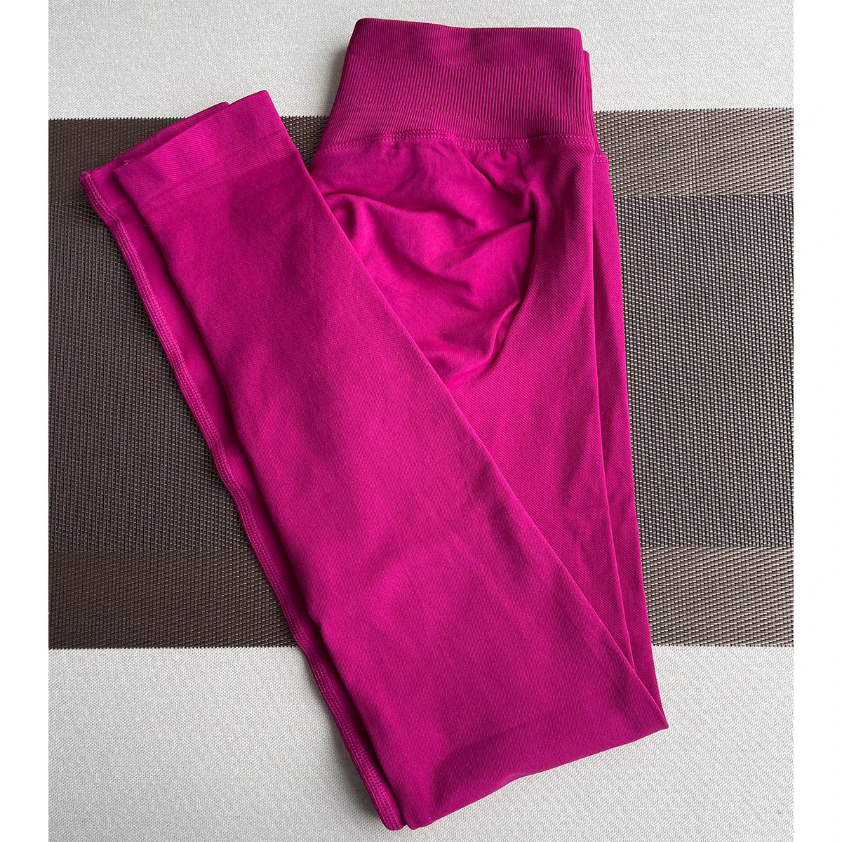 TKITK-mallas deportivas sin costuras para mujer, pantalones de Yoga con banda baja acanalada, ropa de gimnasio, ropa de entrenamiento para Fitness, medias elásticas