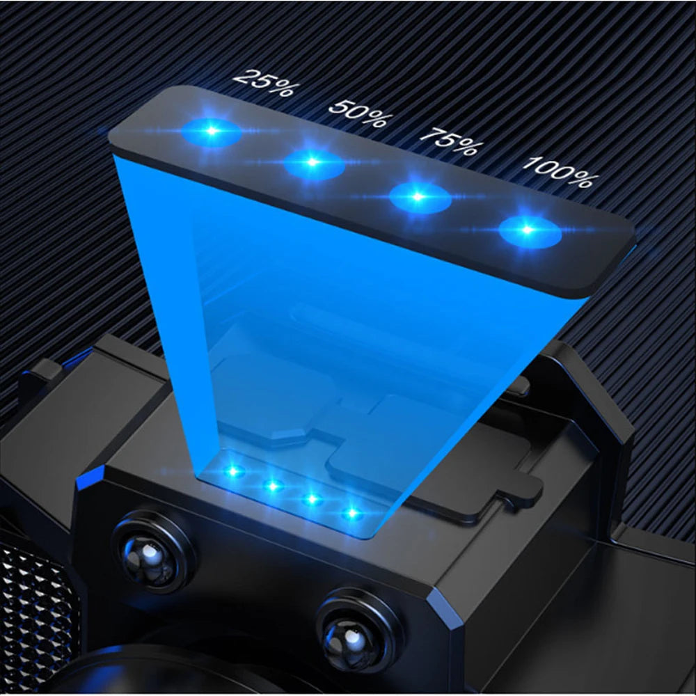 Nuevo Linterna frontal recargable por USB, linterna superbrillante, luz LED de inducción, resistente al agua, para acampar, móvil, intermitente