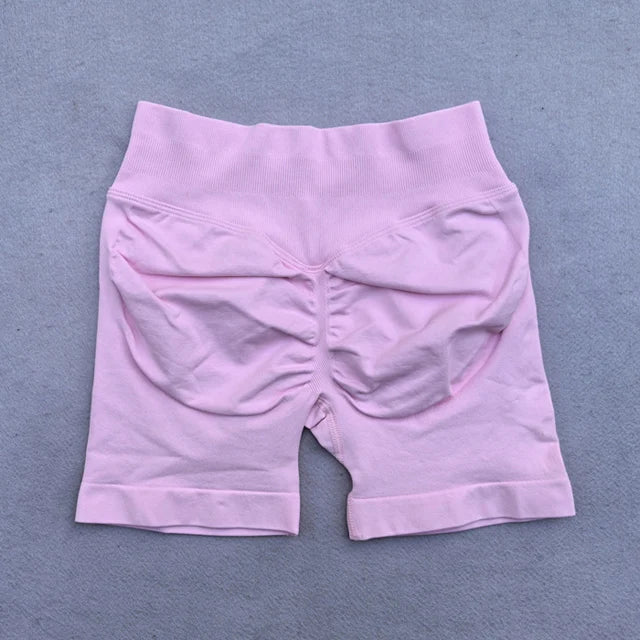 Leggings de mujer Scrunch Bum Gym Legging sin costuras Yoga Legging entrenamiento pantalones de Yoga cintura baja acanalada medias deportivas