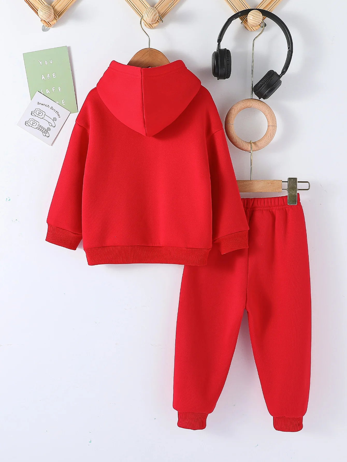 Moda para niños, 2 uds., Jersey con capucha y pantalones, trajes de 1 a 8 años, ropa deportiva informal de manga larga para niños y niñas, chándales, ropa para niños