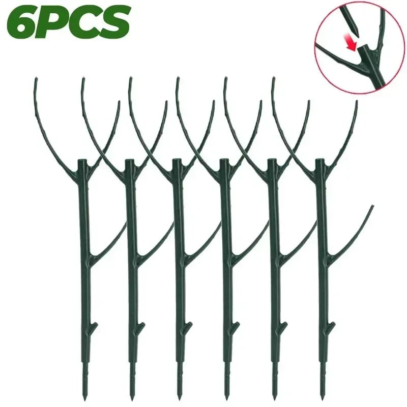 30/3 Uds. Soporte para plantas, estaca de vid trepadora, varilla de fijación para bonsái, soporte para estacas para plantas de jardín, soporte para flores para plantas en macetas