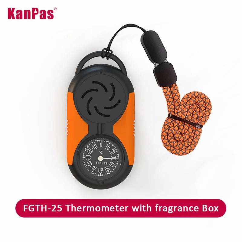 KANPAS Kit de brújula con termómetro/Kit de termohigrómetro de calidad/para exteriores, Camping, senderismo, senderismo, caza, ahorro en vivo, supervivencia