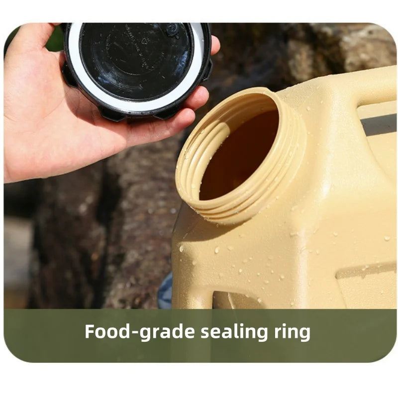 Cubo de agua para vehículo de recorrido autónomo al aire libre, cubo de almacenamiento de agua para el hogar, cubo de agua para acampar, cubo de agua pura potable