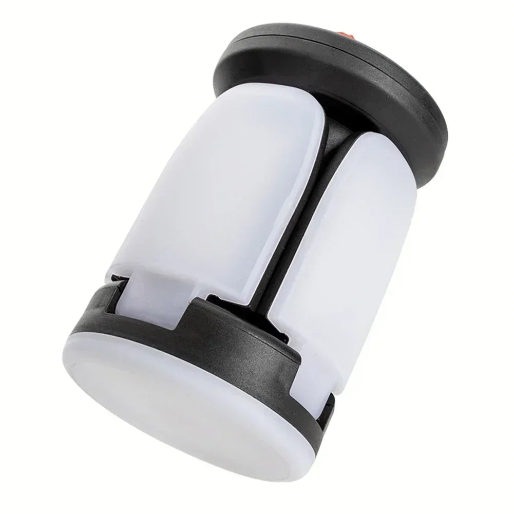 Linterna Solar LED de alta potencia para acampar, Banco de energía de emergencia plegable, recargable, 4500mAh, 1000LM, 6 modos de luz para acampar y pescar