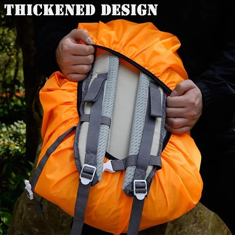 Mochila cubierta de lluvia reflectante 35L 45L 60L 80L 100L ultraligera camuflaje táctico al aire libre Camping senderismo escalada bolsa impermeable