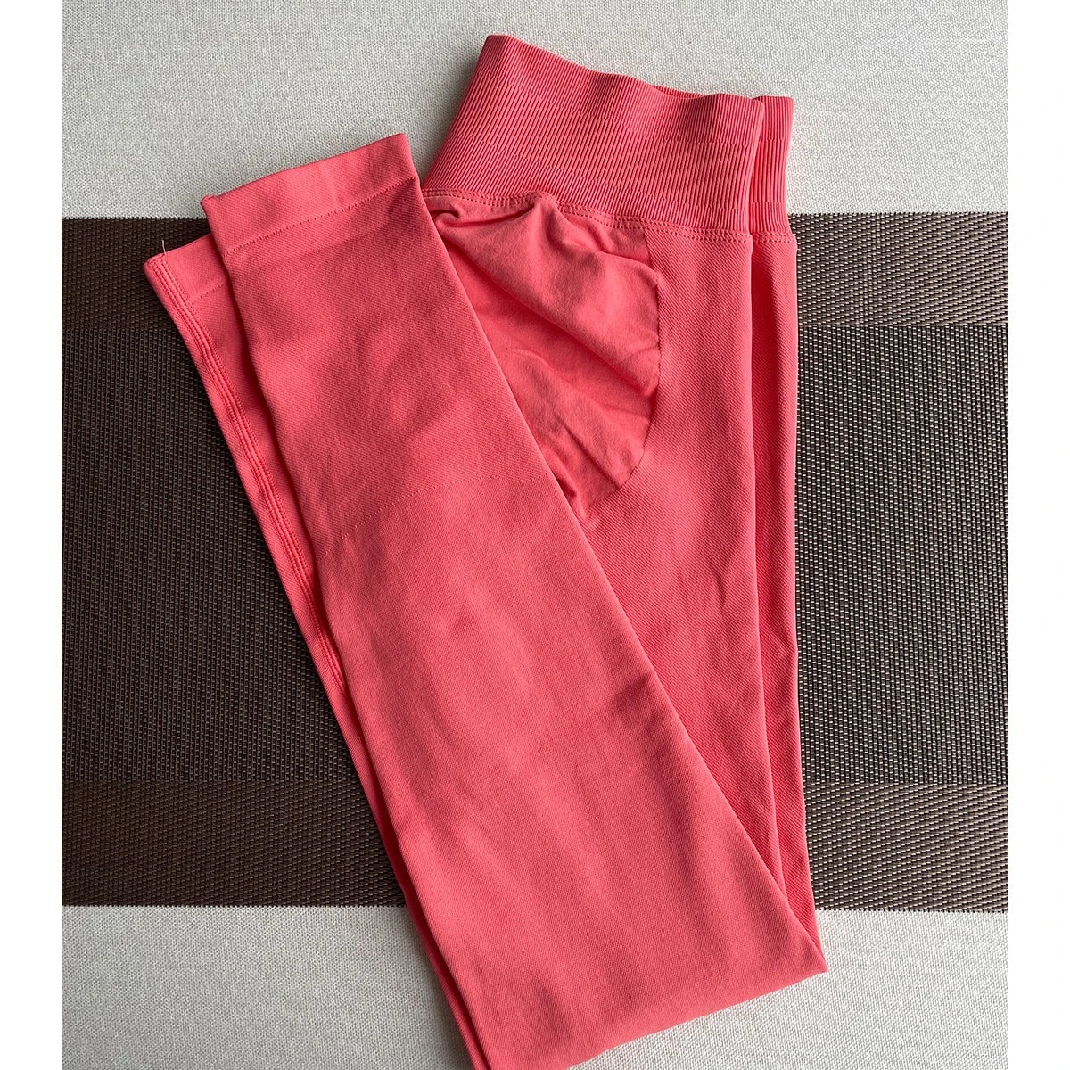 TKITK-mallas deportivas sin costuras para mujer, pantalones de Yoga con banda baja acanalada, ropa de gimnasio, ropa de entrenamiento para Fitness, medias elásticas