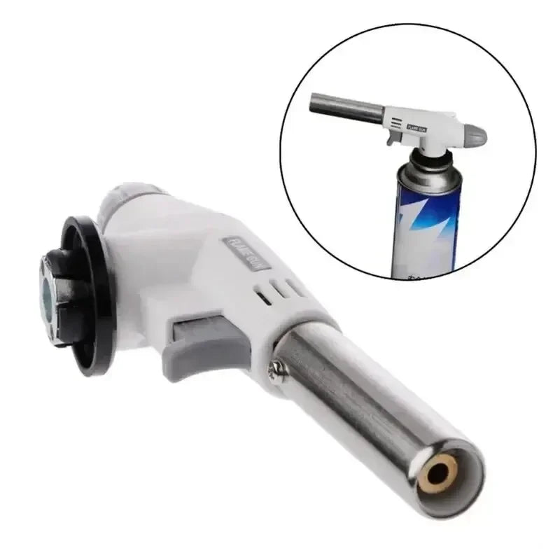 Práctico pistola de llama, quemador de Gas de soldadura, soplete de Gas de llama, pistola de llama para barbacoa, Camping, cocina, equipo de camping