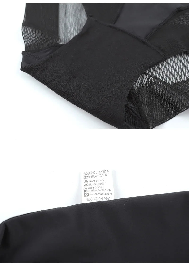 Bragas adelgazantes de cintura alta para mujer, ropa interior moldeadora de glúteos, S-XL